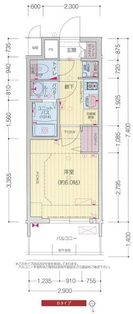 プレサンス大須観音フィエスタの間取り