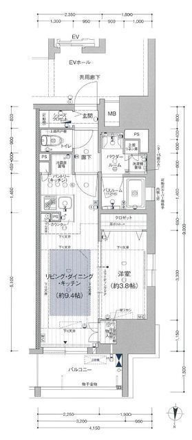 プレサンス　ロジェ　丸の内　ＰＲＩＭＥ　ＣＡＳＡの間取り