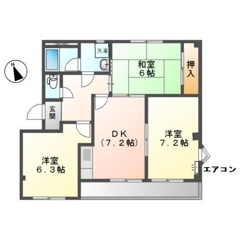 グレイスメゾンの間取り