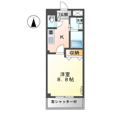 コンフォール国府宮の間取り