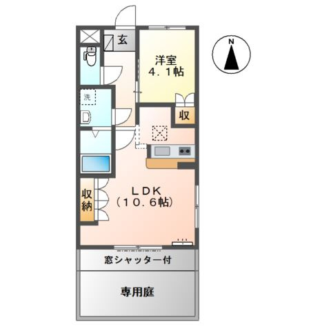 ピュア　コンフォートの間取り
