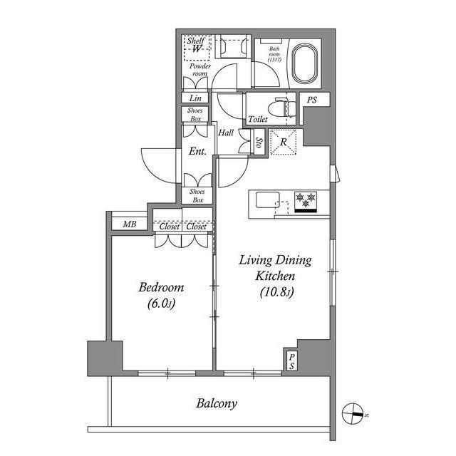 CORVAL住吉の間取り