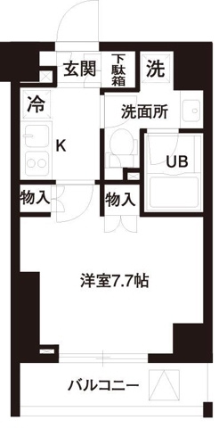 新品家具付きマンション高輪9(KaGood東京)の間取り|※間取りと異なる場合は現状を優先します。