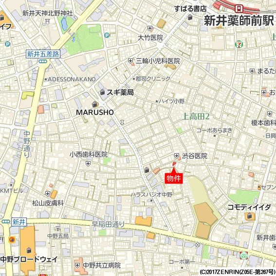 ビーワンの地図