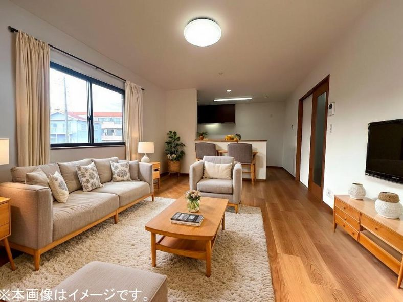 平塚市南金目　中古戸建の居間・リビング|ゆったり過ごせる居間です