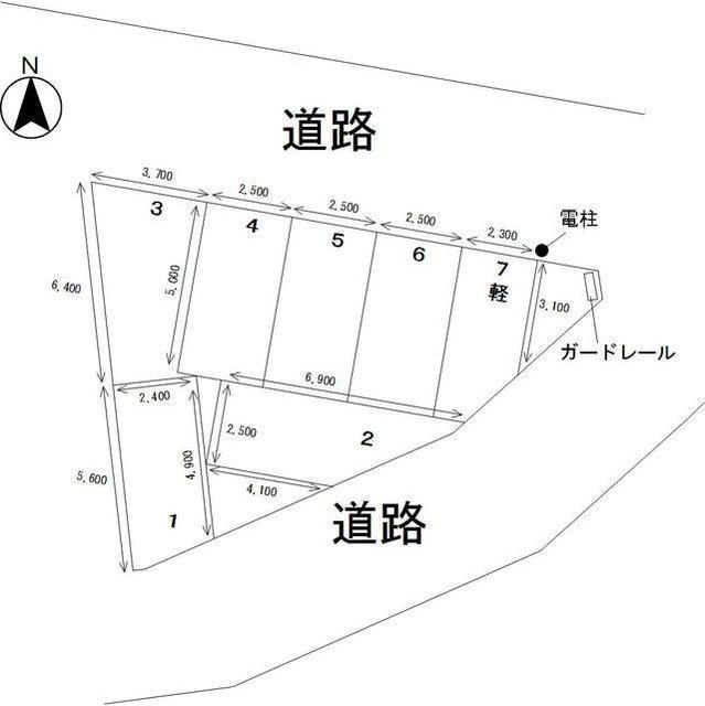 岐阜市西荘２丁目の駐車場の間取り