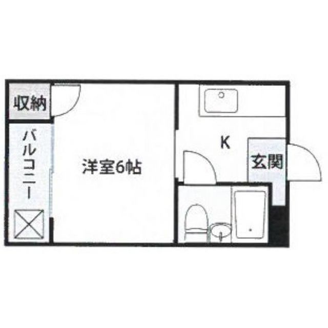 岐阜市北鶉４丁目のアパートの間取り