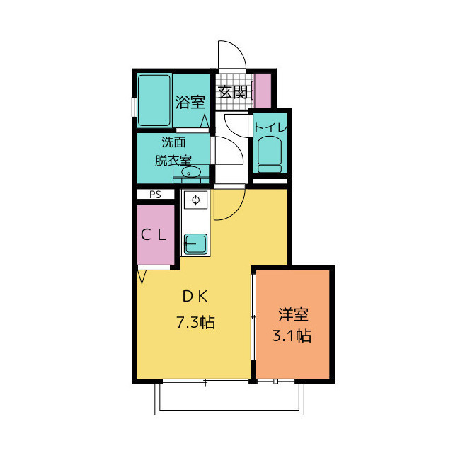 サンコート大場の間取り