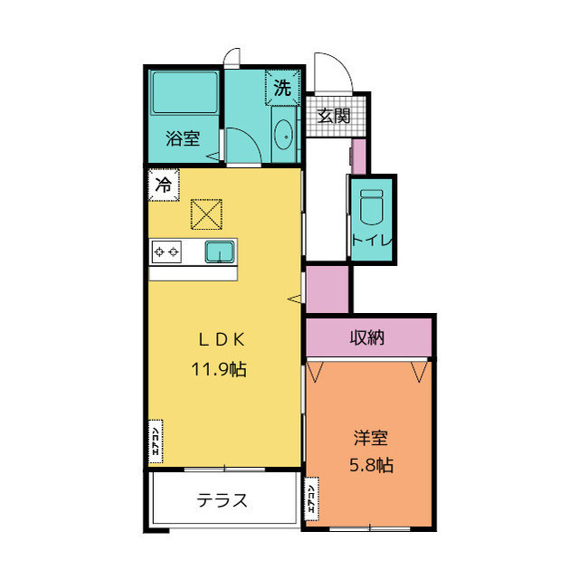 レーベンの間取り