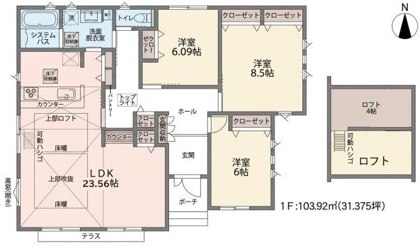 横浜市都筑区折本町の新築一戸建の間取り|使い勝手の良い3LDKの間取♪
お気軽にお問い合わせください。