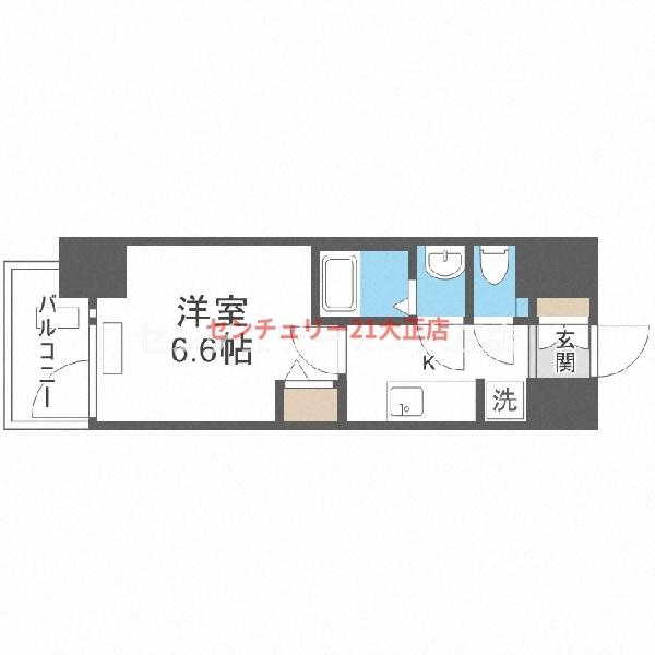 プレサンス朝潮橋ベイ・ブリーズの間取り