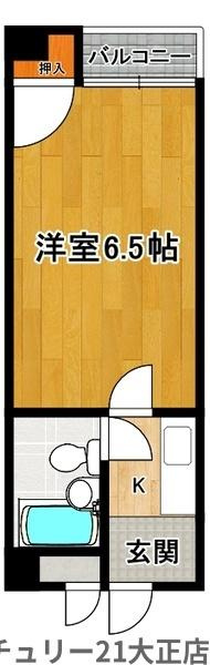 岡久ハイツの間取り