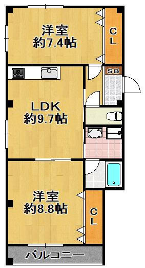 ソリッドウエーブの間取り|★振り分けタイプ★