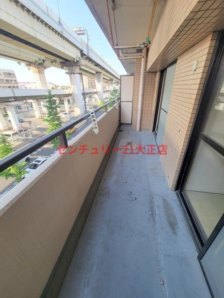 グレイスピア夕凪のバルコニー
