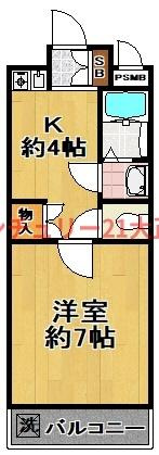 ラプティメゾン大正の間取り