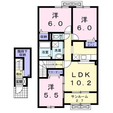 フォルス・ラーマ５の間取り