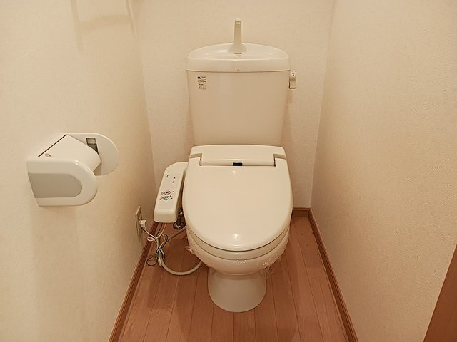 リヴァーハイツのトイレ|落ち着いた色調のトイレです