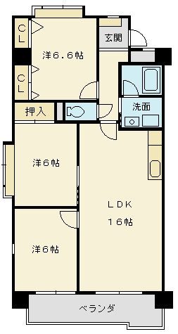 サフィニアＭＩの間取り