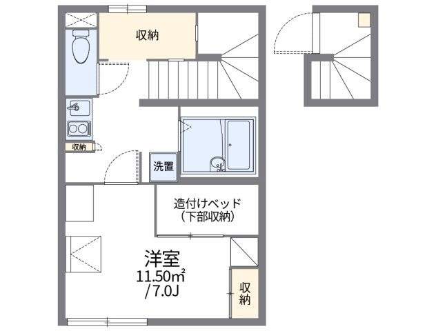 【間取り】 | レオパレス土佐　京Ｍｉｙａｋｏ