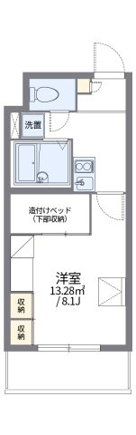 レオパレスパルコートＡの間取り
