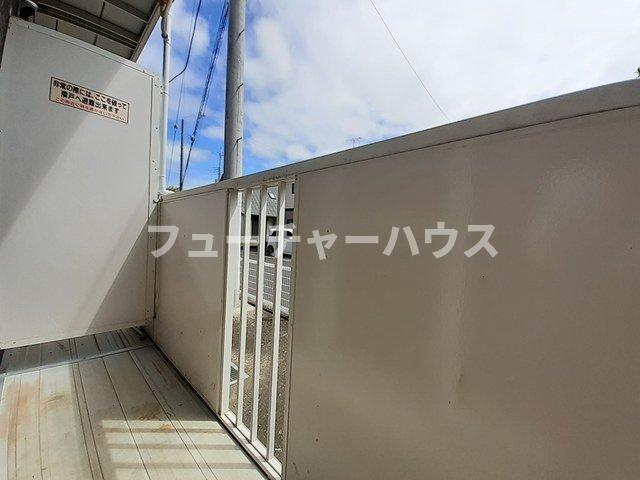 アネックスプラザＡのバルコニー|お洗濯にも便利なバルコニー付き