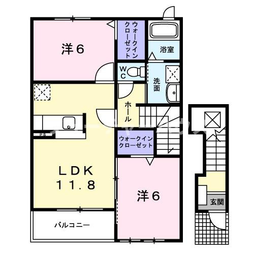 エバーグリーンの間取り