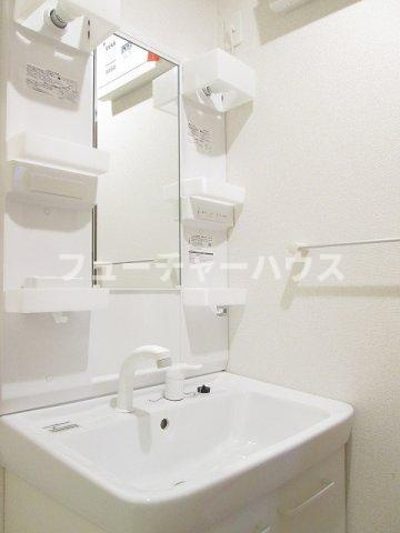ミッテ文京　Ｂの洗面所|ゆったりとスペースのある洗面所
