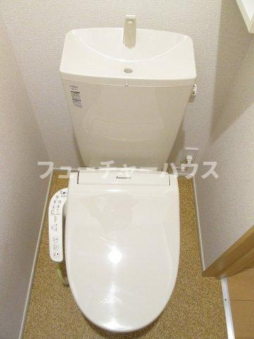 ミッテ文京　Ｂのトイレ|落ち着いたトイレです