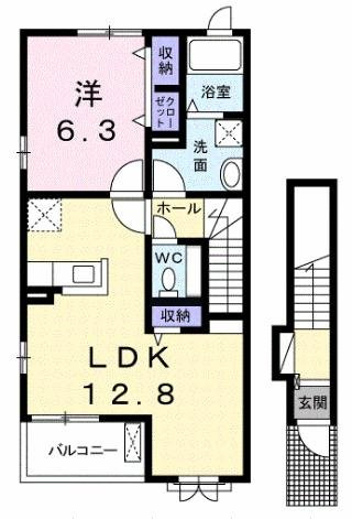 【間取り】 | Ｌａ　Ｆｏｒｅｓｔａ　Ⅲ
