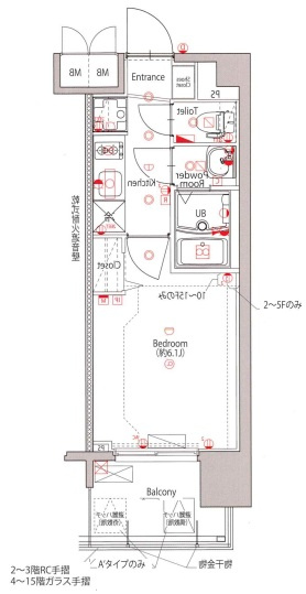 MAXIV新栄の間取り