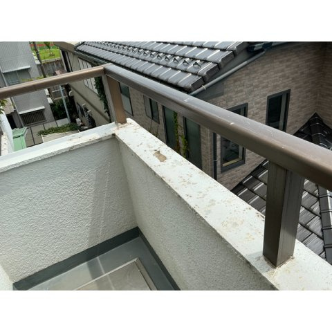 すすきのマンションのバルコニー