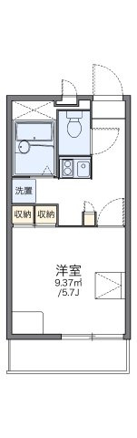 レオパレスＡＳＡＨＩの間取り