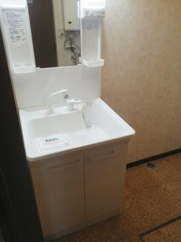 クレストール弐番館の洗面所