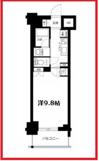【間取り】 | パレステージ曳舟Ⅱ
