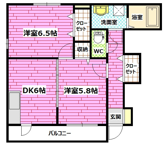 サニーの間取り