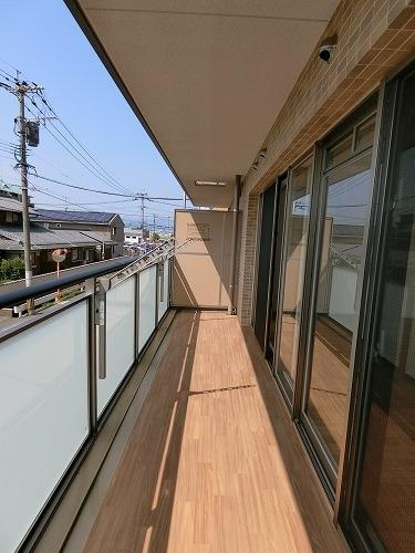 プレア博多の森Ⅱのバルコニー