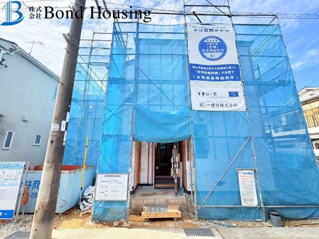 お車並列2台可　魚住町清水27期　新築戸建の外観