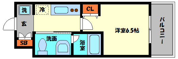 インザライフ大正RESIDENCEの間取り|CITY　PAL　TAISHO（シティパルタイショウ）　間取り