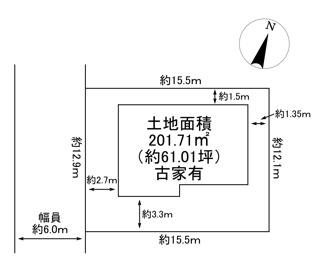 【土地図】 | 川西市湯山台2丁目16の8　建築条件無土地