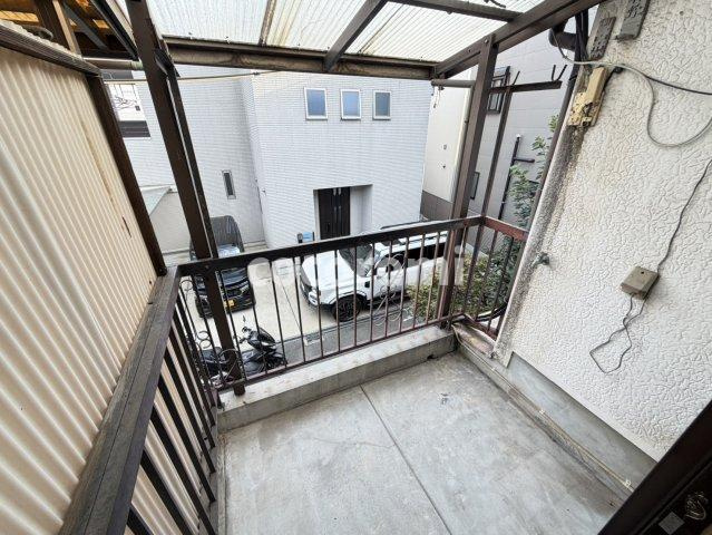 黒原城内町テラスのバルコニー