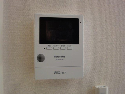 【セキュリティ】 | アクア　メルヴェール | カメラ付インターホン（イメージ）