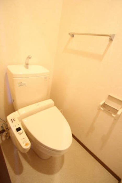 アルファタウン天王台のトイレ|落ち着いた色調のトイレです