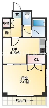 ホシノフラット目白台【おとり物件なし】#学生・社会人にオススメ！初期費用分割払いOK！の間取り