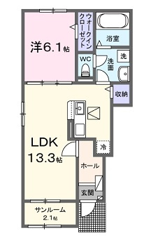 ベルコートＣの間取り