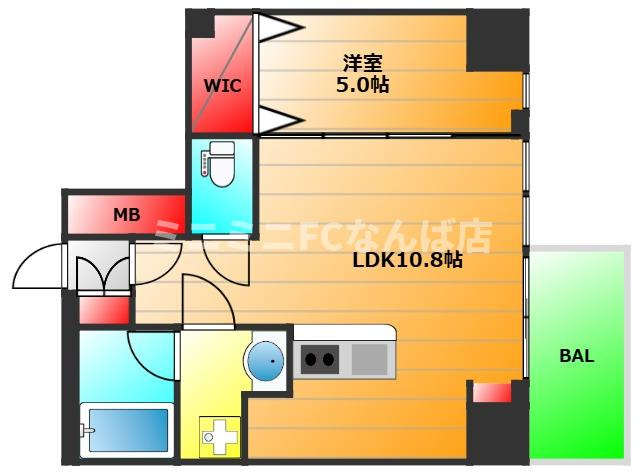 ブエナビスタ阿波座タワーの間取り