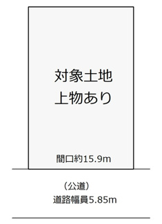 【土地図】 | 宇治市広野町桐生谷　売土地　建築条件無し