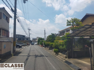 【前面道路含む現地写真】 | 宇治市広野町桐生谷　売土地　建築条件無し