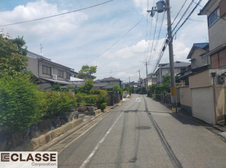 【前面道路含む現地写真】 | 宇治市広野町桐生谷　売土地　建築条件無し