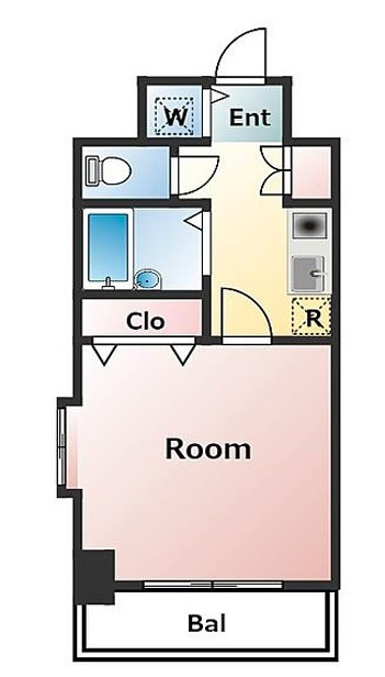 クレアシオン浅草の間取り