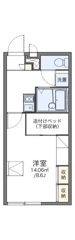 レオパレスあづまの間取り